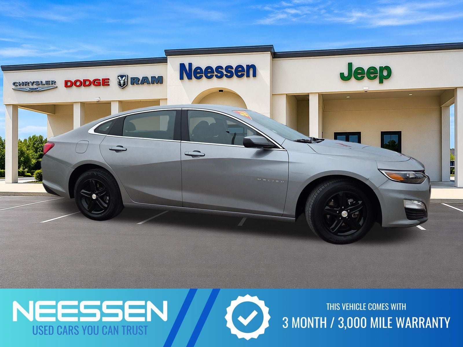 2024 Chevrolet Malibu LT 1LT in Sterling Gray Metallic — front three-quarter view