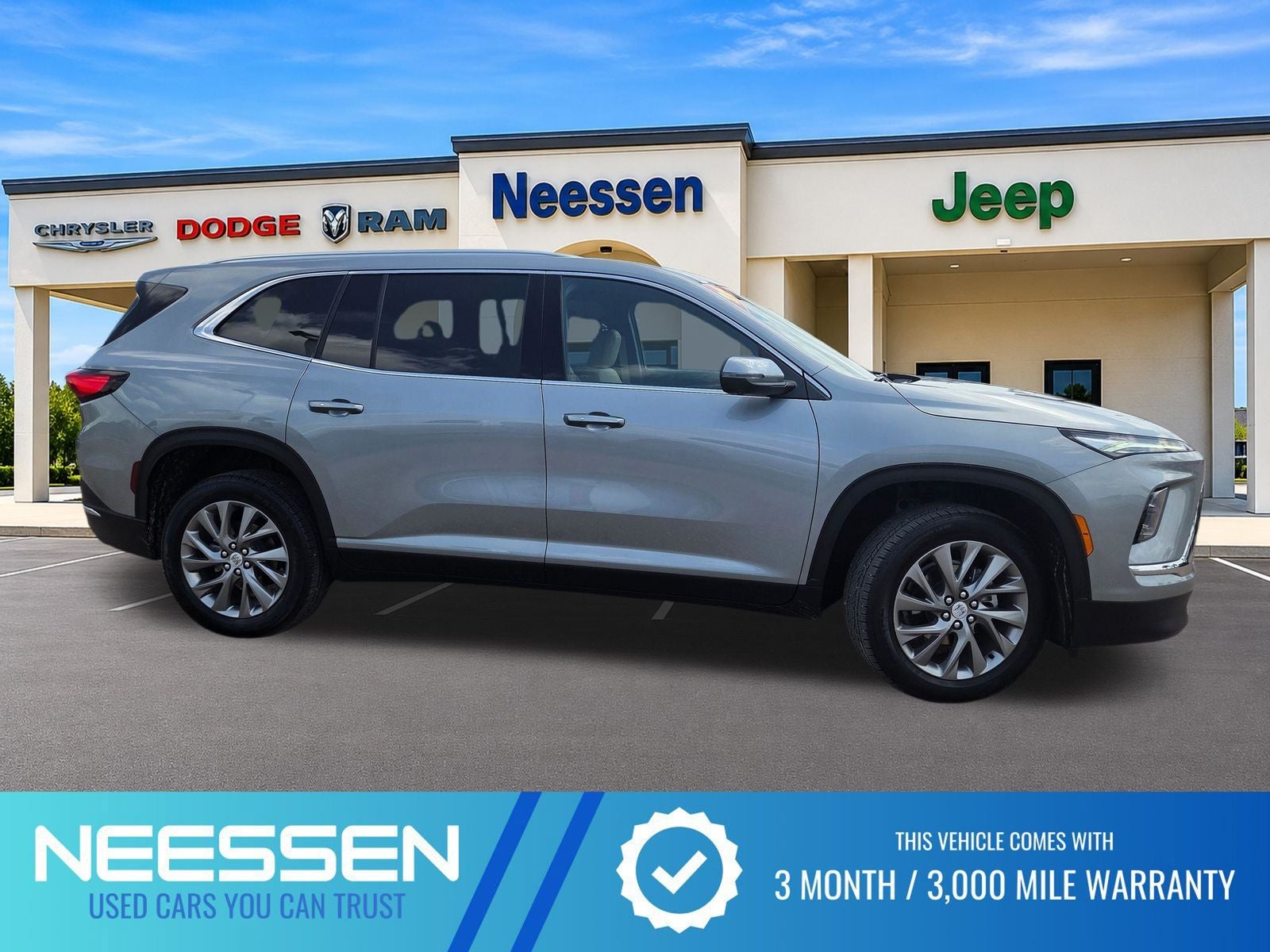2026 Buick Enclave Preferred in Gray Metallic — front three-quarter view