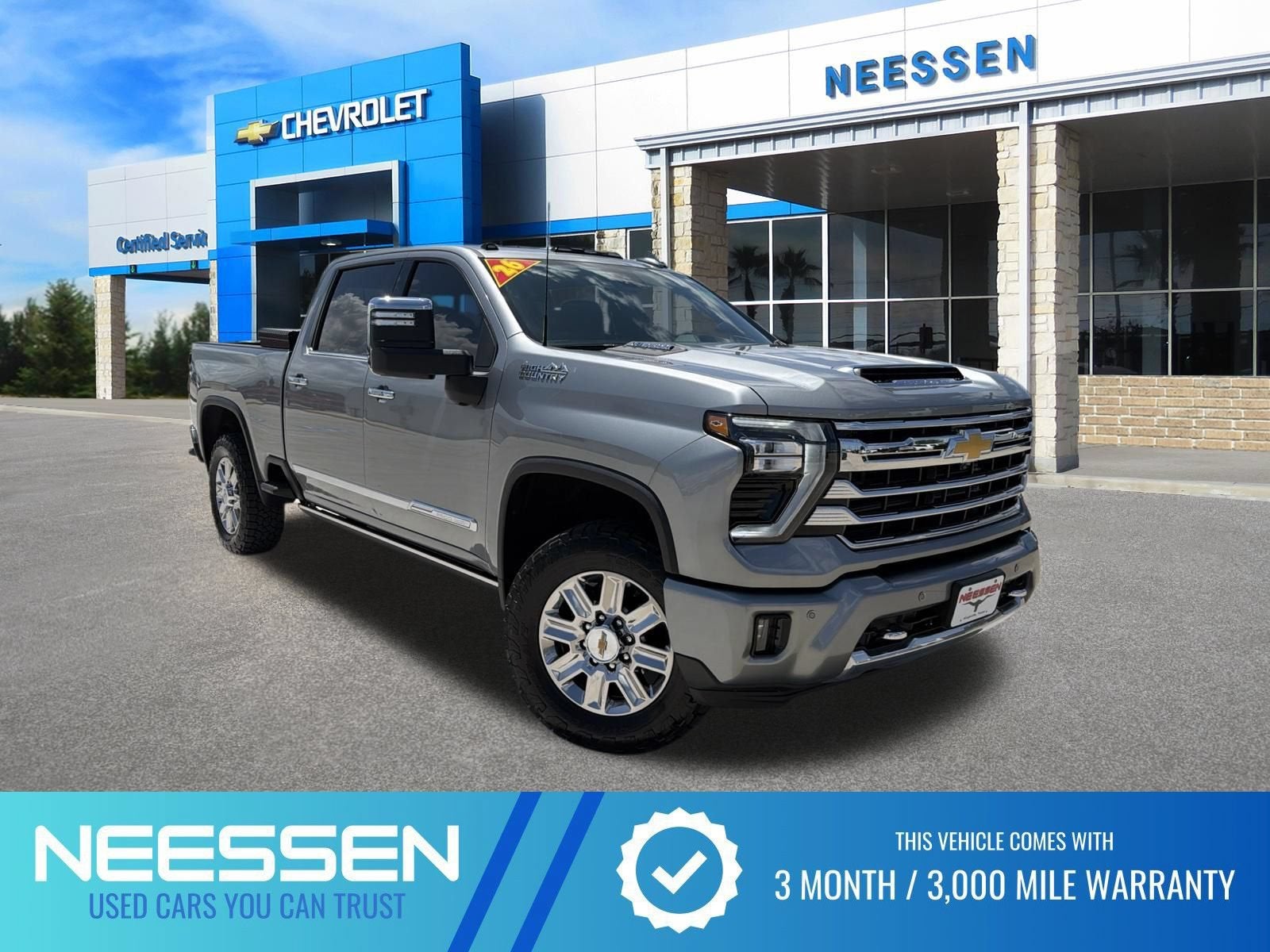 2026 Chevrolet Silverado 2500 HD High Country in Sterling Gray Metallic — front three-quarter view