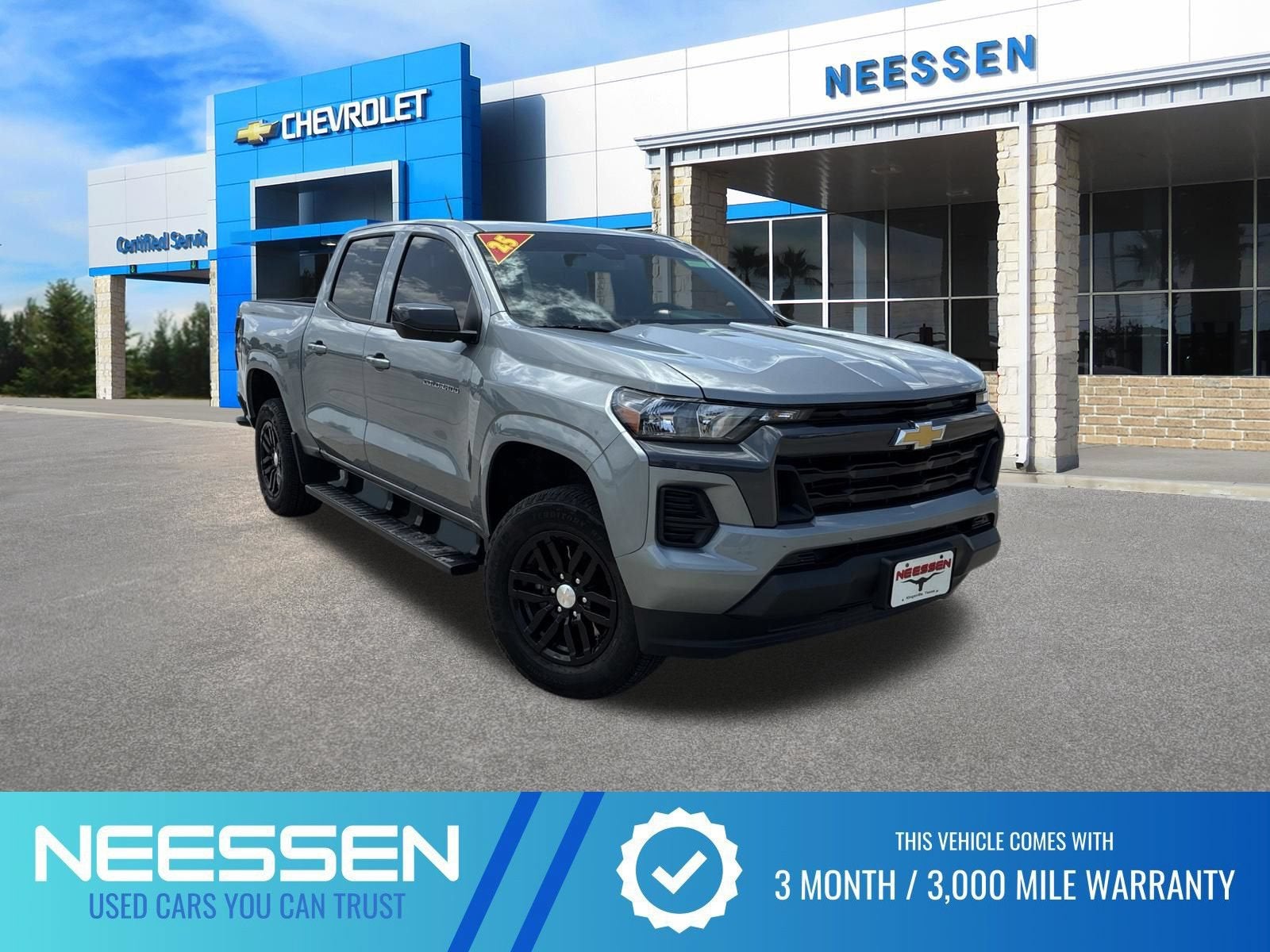 2025 Chevrolet Colorado WT/LT in Sterling Gray Metallic — front three-quarter view
