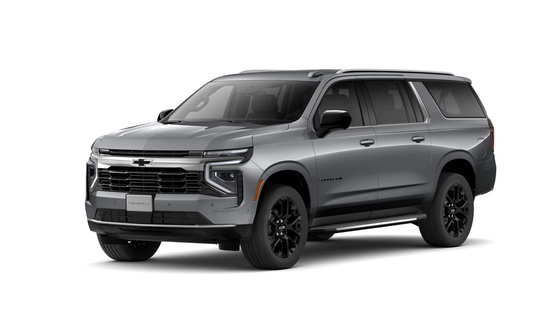 2026 Chevrolet Suburban LS in Sterling Gray Metallic — front three-quarter view