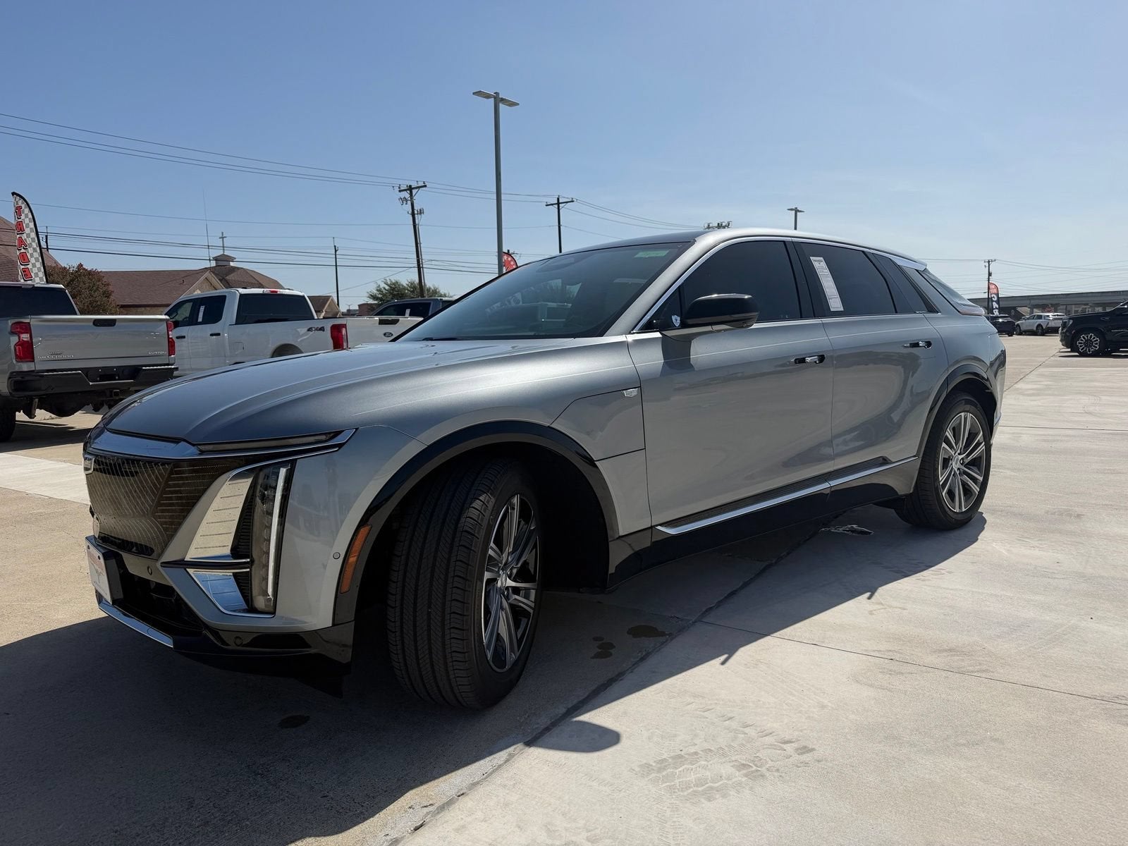 2024 Cadillac LYRIQ — rear three-quarter view