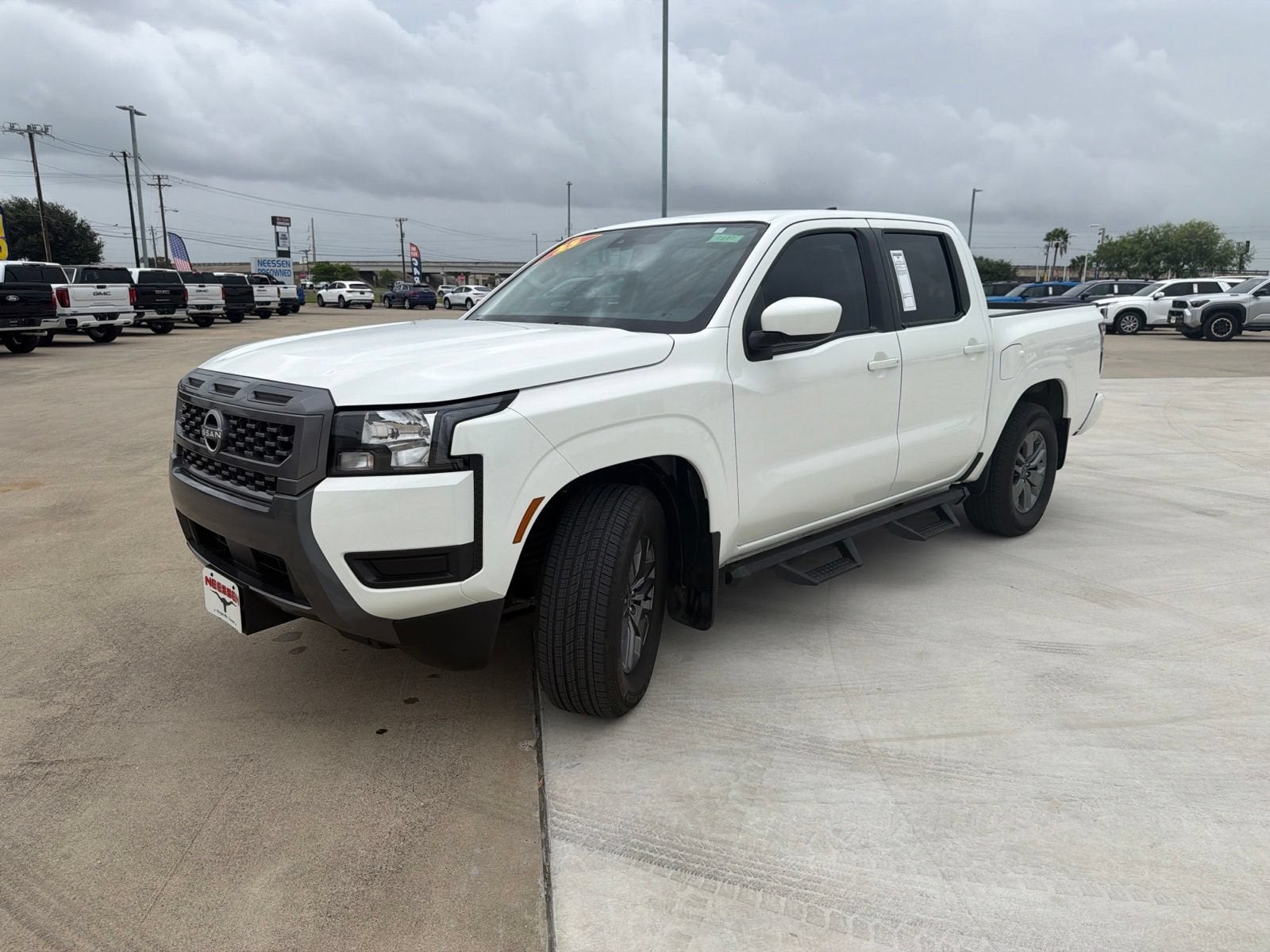 2025 Nissan Frontier — rear three-quarter view