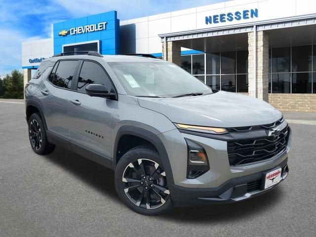 2026 Chevrolet Equinox RS in Sterling Gray Metallic — front three-quarter view
