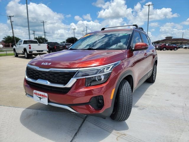 2023 Kia Seltos — rear three-quarter view